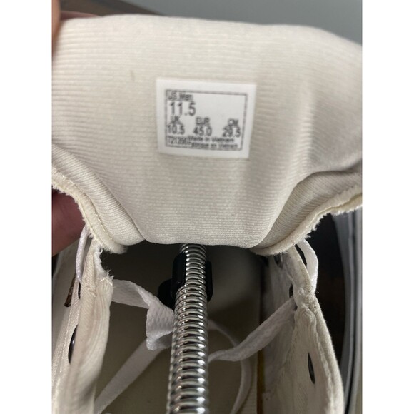 Vans Chukka Low Cream Off White Canvas Sneakers Brown Accents Men’s 11.5 -Clean - Picture 8 of 10